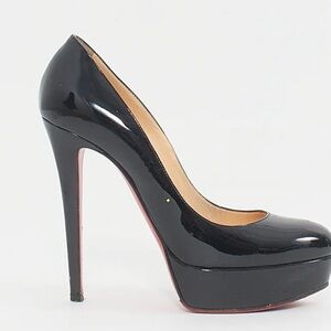 Christian Louboutin Bianca Platform Black Heels